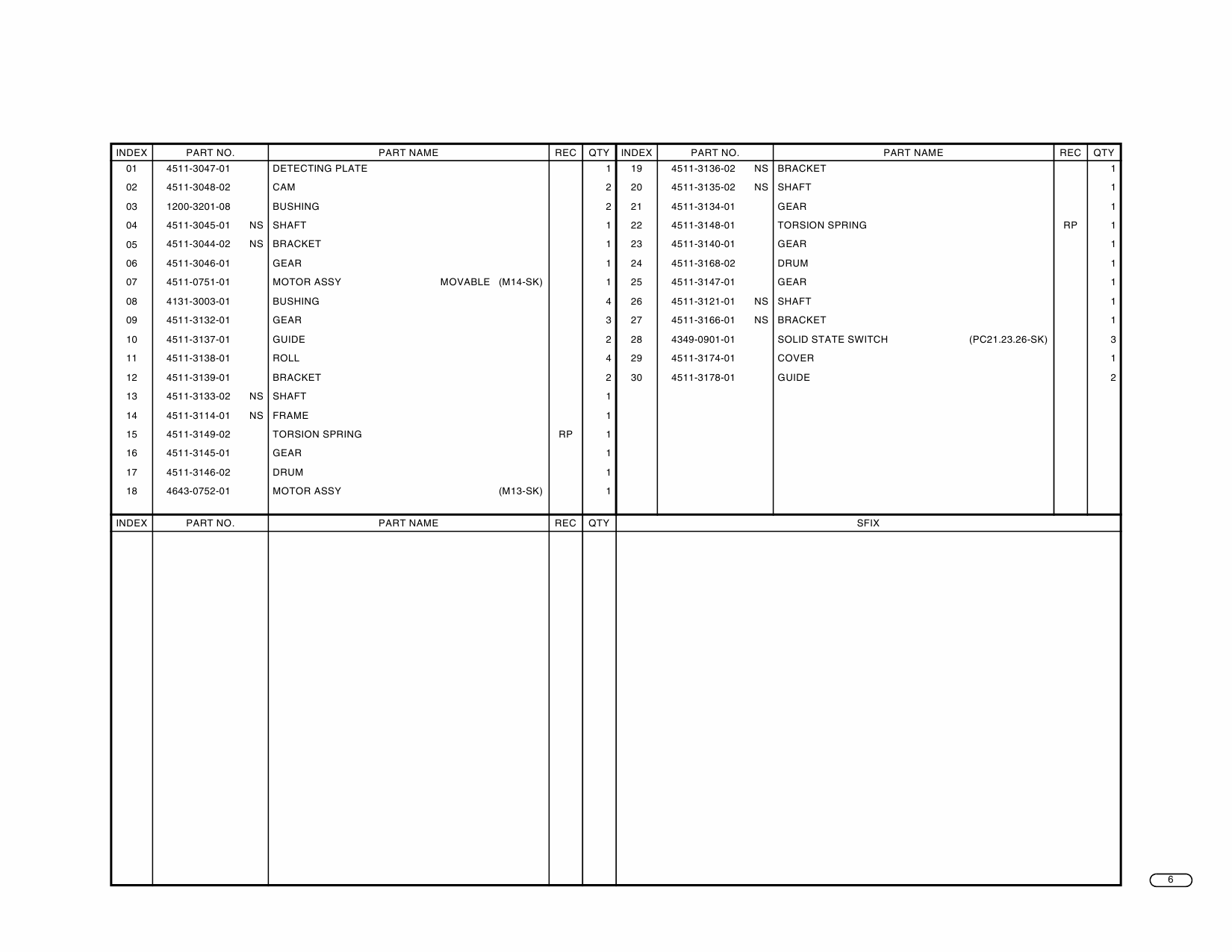 Konica-Minolta Options SK-1 4511 Parts Manual-4